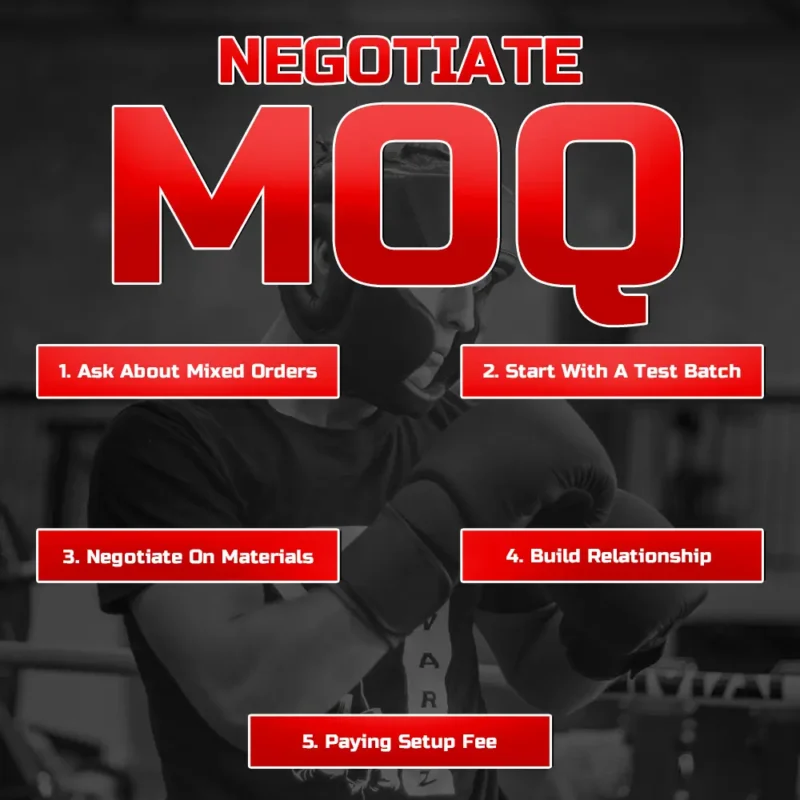 How to negotiate for MOQ