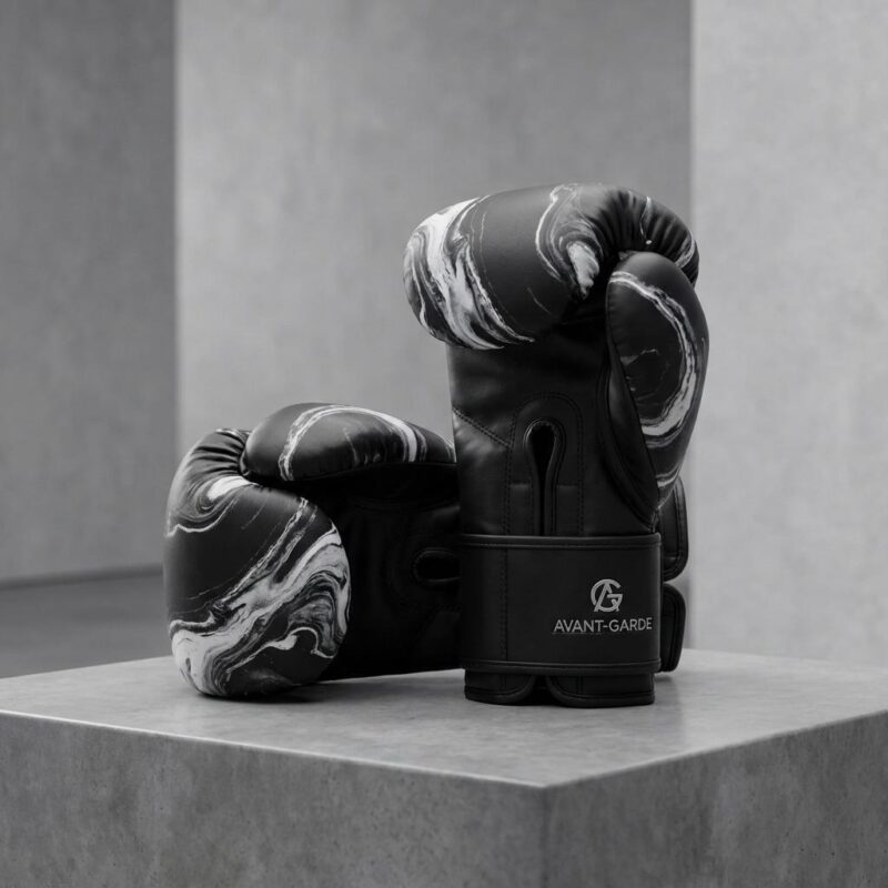 black boxing gloves