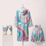 boxing robes with boxing gloves