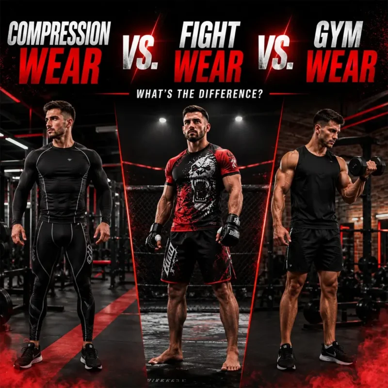 Compression Wear vs. Fight Wear vs. Gym Wear
